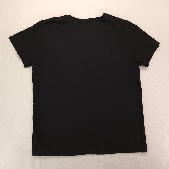 Rolling Stones Band Crew Neck Short Sleeve Graphic T Shirt Womens Size XL Black - Picture 9 of 9